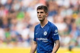 Christian Pulisic reacts after Chelseas win at Watford