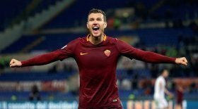 Edin Dzeko expects an angry Chelsea side against AS Roma