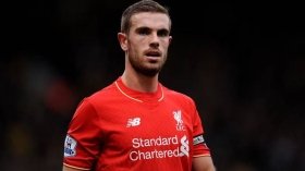 Henderson reacts to Liverpools seven consecutive wins