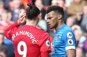 Ibrahimovic and Mings charged with violent conduct