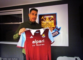 West Ham United sign Marco Borriello on loan