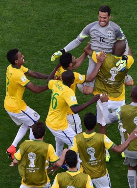 Brazil sneak past Chile via penalty shoot-out