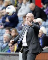 Blackburn talks with Steve Kean stall