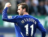 McFadden not yet ready for Everton return